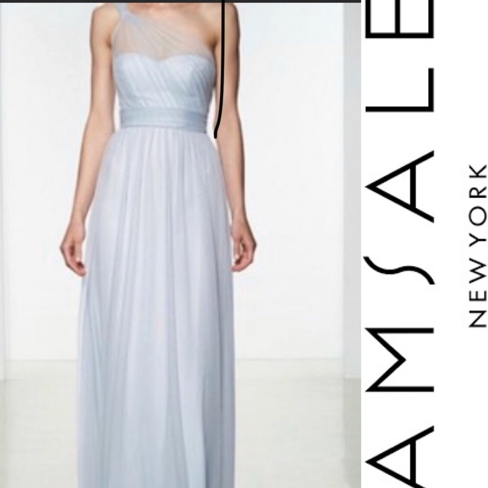 Amsale - Style G949U - One Shoulder Formal Gown